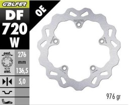 GALFER TARCZA HAMULCOWA TYŁ BMW R 1200GS ADVENTURE '13-; R 1200GS/R/RS/RT '13-; 1250GS ADVENTURE '19-; R1250 GS/R/RS/RT '19 (WAV GALFER