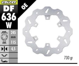 GALFER TARCZA HAMULCOWA TYŁ DUCATI 350/400/600/620/750/800/851/888/ 900/907/959 '89-; MONSTER 600/620/695/696/750/800/821/937 '9 GALFER