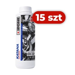 IPONE KATANA OFF ROAD 4T 10W50 OLEJ SILNIKOWY 100% SYNTETYK 1L (ESTER, MA2) (AKC) (15) ZASTĘPUJE 800015 KARTON 15 SZTUK IPONE