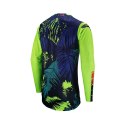 LEATT KOSZULKA MOTO 5.5 ULTRAWELD JERSEY JUNGLE KOLOR CZARNY/GRANATOWY/ZIELONY FLUO ROZMIAR L LEATT