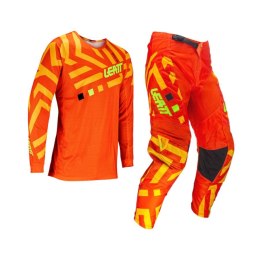 LEATT ZESTAW (KOMPLET) KOSZULKA + SPODNIE MOTO RIDE KIT 3.5 CITRUS KOLOR POMARAŃCZOWY/ŻÓŁTY FLUO ROZMIAR S LEATT
