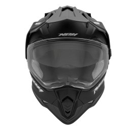 NOX KASK OFFROAD / TRAIL DUOSPORT (DUAL) N312 SOLID Z SZYBKĄ I BLENDĄ KOLOR CZARNY MAT ROZMIAR XS NOX