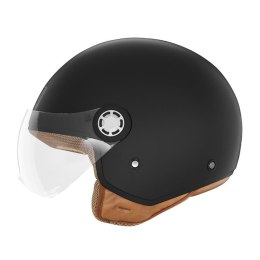 NOX KASK OTWARTY JET Z BLENDĄ N210 EVO KOLOR CZARNY MAT ROZMIAR L NOX