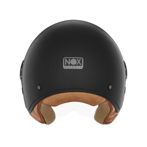 NOX KASK OTWARTY JET Z BLENDĄ N210 EVO KOLOR CZARNY MAT ROZMIAR L NOX