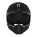 NOX PREMIUM KASK INTEGRALNY (FULL FACE) SEVENTY II SOLID KOLOR CZARNY MAT ROZMIAR XS NOX