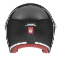 NOX PREMIUM KASK OTWARTY JET HERITAGE SOLID KOLOR CZARNY POŁYSK ROZMIAR S NOX