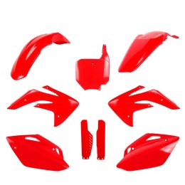 POLISPORT KOMPLET PLASTIKÓW (FULL KIT) HONDA CRF 150 '07-'25 W ZESTAWIE TABLICA PRZEDNIA (8663200004) I OSŁONY AMORTYZARORÓW (83 POLISPORT