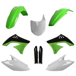 POLISPORT KOMPLET PLASTIKÓW (FULL KIT) KAWASAKI KX 450F '09-'11 W ZESTAWIE TABLICA PRZEDNIA (8656800002) I OSŁONY AMORTYZARORÓW  POLISPORT
