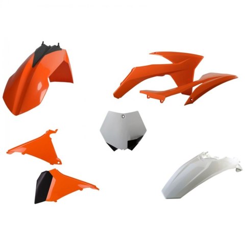 POLISPORT KOMPLET PLASTIKÓW (FULL KIT) KTM SX '11; XC/XC-F '11 KOLOR POMARAŃCZOWY OEM POLISPORT