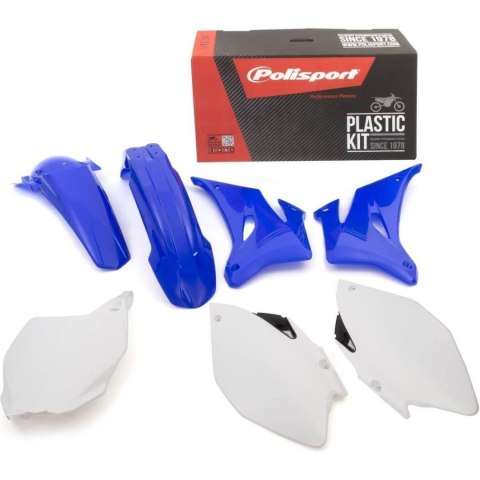 POLISPORT KOMPLET PLASTIKÓW YAMAHA YZ 250F '06-'07; YZ 450F '06-'07 W ZESTAWIE TABLICA PRZEDNIA (8658100001) KOLOR NIEBIESKI BIA POLISPORT