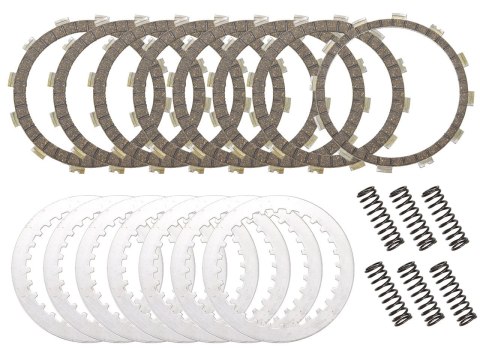 PSYCHIC 2025/10 TARCZE, PRZEKŁADKI I SPRĘŻYNY SPRZĘGŁOWE (KOMPLET) HONDA CRF 450 R / RWE / RX '21-'24 (EBS3433) PSYCHIC