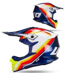 UFO 2026/01 KASK INTREPID CROSS KOLOR ŻÓŁTY/NIEBIESKI FLUO ROZMIAR XS ( ECE 22R06 ) - KOLEKCJA 2026 UFO