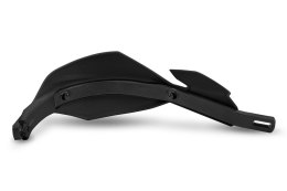 UFO 2026/01 OSŁONY RĄK (HANDBARY) MUGAN UNIWERSALNE KOMPLET Z MOCOWANIEM NA KIEROWNICĘ 22 I 28MM KOLOR CZARNY UFO