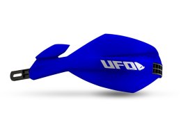 UFO 2026/01 OSŁONY RĄK (HANDBARY) MUGAN UNIWERSALNE KOMPLET Z MOCOWANIEM NA KIEROWNICĘ 22 I 28MM KOLOR NIEBIESKI UFO