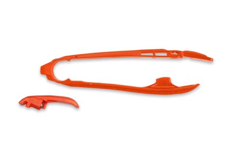 UFO 2026/01 ŚLIZG ŁAŃCUCHA KTM SX 125 / 150 / 250 / 300 '25-'26, SX-F 250 / 350 / 450 '25-'26 KOLOR POMARAŃCZOWY UFO