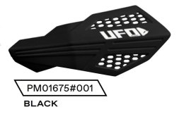 UFO OSŁONY RĄK (HANDBARY) HORUS KOLOR CZARNY (LISTKI - POTRZEBNE MOCOWANIE PM01669, PM01665, PM01666 LUB PM01667) - ZASTĘPUJE HO UFO