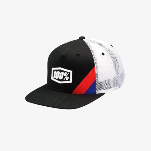 100 PROCENT CZAPKA Z DASZKIEM CORNERSTONE X-FIT TRUCKER CAP BLACK KOLOR CZARNY 100 PROCENT
