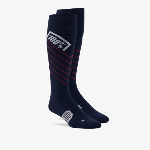100 PROCENT SKARPETY HI SIDE THIN MX SOCKS NAVY KOLOR NIEBIESKI ROZMIAR S/M 100 PROCENT