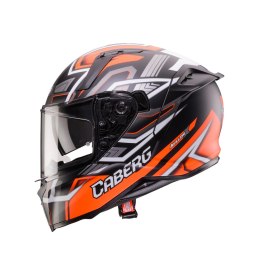 CABERG KASK INTEGRALNY Z BLENDĄ MODEL AVALON X BRAMA CZARNY MAT/CZERWONY FLUO/SZARY KOLOR ROZMIAR XS CABERG