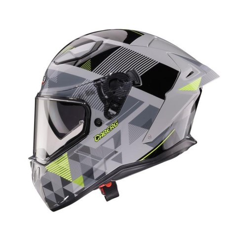 CABERG KASK INTEGRALNY Z BLENDĄ MODEL DRIFT EVO II PRISM KOLOR SZARY/CZARNY/ŻÓŁTY FLUO MAT ROZMIAR L CABERG