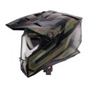 CABERG KASK OFFROAD / TRAIL / ADVENTURE DUOSPORT (DUAL) TANAMI RANGER CZARNY MAT/ZIELONY (KHAKI)/POMARAŃCZOWY KOLOR ROZMIAR L CABERG