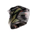 CABERG KASK OFFROAD / TRAIL / ADVENTURE DUOSPORT (DUAL) TANAMI RANGER CZARNY MAT/ZIELONY (KHAKI)/POMARAŃCZOWY KOLOR ROZMIAR XL CABERG