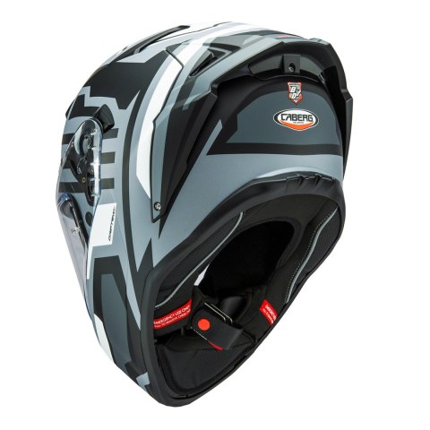 CABERG PROMOCJA KASK INTEGRALNY Z BLENDĄ MODEL DRIFT EVO II HORIZON KOLOR SZARY/CZARNY/BIAŁY MAT ROZMIAR XXL (PINLOCK W ZESTAWIE CABERG