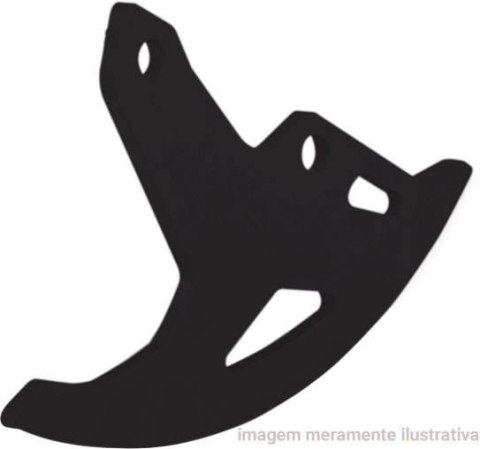 CROSSPRO NOWOŚĆ OSŁONA TARCZY HAMULCOWEJ TYŁ ALUMINIUM PASUJE DO: HONDA CRF 250/450 '04-, KOLOR CZARNY MAT CROSSPRO