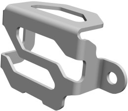CROSSPRO NOWOŚĆ OSŁONA TYLNEGO ZBIORNICZKA/ZBIORNIKA NA PŁYN HAMULCOWY CF MOTO MT 450 '24- KOLOR CZARNY MAT CROSSPRO