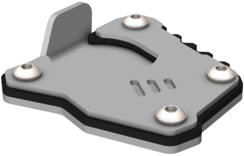 CROSSPRO NOWOŚĆ POSZERZENIE STOPKI BOCZNEJ BMW F 750 GS '16-'20, F 850 GS '16-'22 KOLOR SREBRNY/CZARNY CROSSPRO