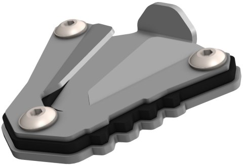 CROSSPRO NOWOŚĆ POSZERZENIE STOPKI BOCZNEJ BMW F 900 GS '25- KOLOR SREBRNY/CZARNY CROSSPRO