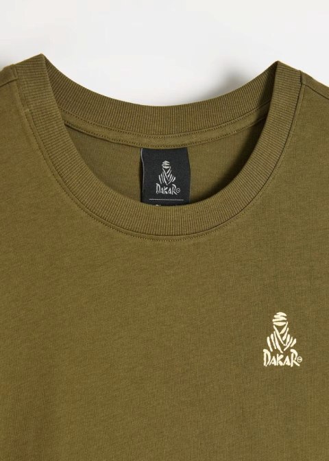 DIVERSE EXTREME TEAM - DAKAR RALLY KOSZULKA DAMSKA (T-SHIRT) DKR FADIX KOLOR KHAKI (ZIELONY) XS DAKAR RALLY