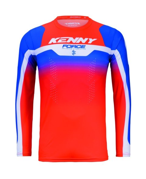 KENNY RACING KOSZULKA CROSS/ENDURO FORCE BEACH ORANGE KOLOR POMARAŃCZOWY/NIEBIESKI ROZMIAR XXL KENNY RACING