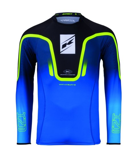 KENNY RACING KOSZULKA CROSS/ENDURO TITANIUM GRADIENT BLUE KOLOR NIEBIESKI ROZMIAR XXL KENNY RACING