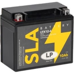 LANDPORT AKUMULATOR YTX12-4 (YTX12-BS) (MS LTX12-4) 12V 10AH (CCN 180) 150X87X130 SLA BEZOBSŁUGOWY - ZALANY (4) LANDPORT