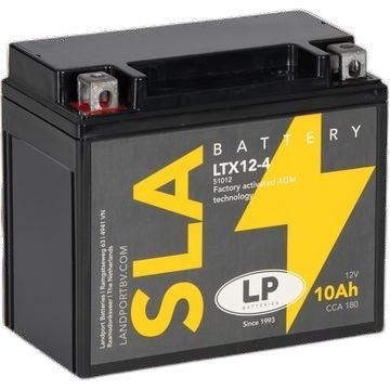 LANDPORT AKUMULATOR YTX12-4 (YTX12-BS) (MS LTX12-4) 12V 10AH (CCN 180) 150X87X130 SLA BEZOBSŁUGOWY - ZALANY (4) LANDPORT