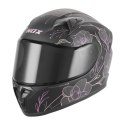 NOX KASK INTEGRALNY (FULL FACE) N731 SCRAPPY KID / JUNIOR (DZIECIĘCY) KOLOR CZARNY MAT/RÓŻOWY ROZMIAR L NOX