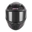 NOX KASK INTEGRALNY (FULL FACE) N731 SCRAPPY KID / JUNIOR (DZIECIĘCY) KOLOR CZARNY MAT/RÓŻOWY ROZMIAR M NOX
