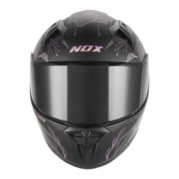 NOX KASK INTEGRALNY (FULL FACE) N731 SCRAPPY KID / JUNIOR (DZIECIĘCY) KOLOR CZARNY MAT/RÓŻOWY ROZMIAR S NOX