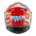 NOX KASK INTEGRALNY (FULL FACE) N731 SCRAPPY KID / JUNIOR (DZIECIĘCY) KOLOR CZERWONY/NIEBIESKI/BIAŁY ROZMIAR S NOX