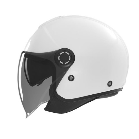 NOX KASK OTWARTY JET Z BLENDĄ N182 SOLID KOLOR BIAŁY POŁYSK ROZMIAR XXL NOX