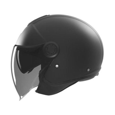 NOX KASK OTWARTY JET Z BLENDĄ N182 SOLID KOLOR CZARNY MAT ROZMIAR XXL NOX