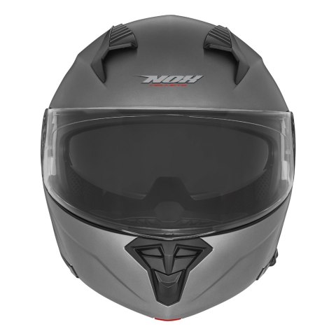 NOX KASK SZCZĘKOWY (FLIP-UP) Z BLENDĄ N968 KOLOR TYTANOWY MAT ROZMIAR XL NOX