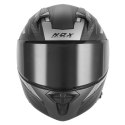 NOX KASK SZCZĘKOWY (FLIP-UP) Z BLENDĄ N968 SHIFT KOLOR CZARNY/SREBRNY MAT ROZMIAR L NOX