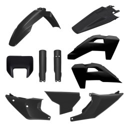 POLISPORT KOMPLET PLASTIKÓW (FULL KIT) HUSQVARNA TE/FE '26 W ZESTAWIE OSŁONA LAMPY PRZEDNIEJ (8681500003) I OSŁONY AMORTYZATORÓW POLISPORT