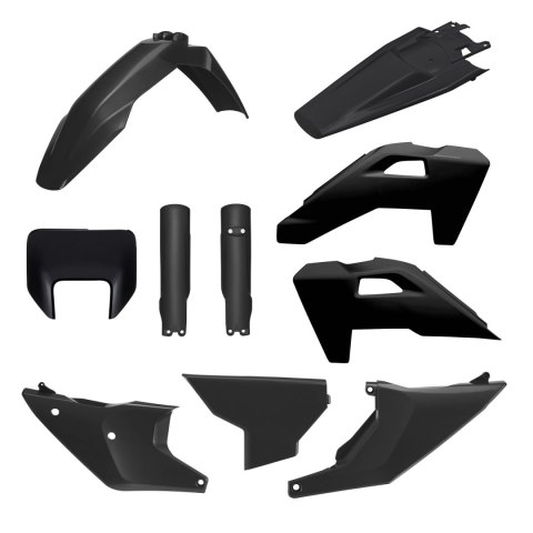 POLISPORT KOMPLET PLASTIKÓW (FULL KIT) HUSQVARNA TE/FE '26 W ZESTAWIE OSŁONA LAMPY PRZEDNIEJ (8681500003) I OSŁONY AMORTYZATORÓW POLISPORT