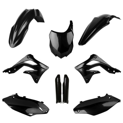 POLISPORT KOMPLET PLASTIKÓW (FULL KIT) KAWASAKI KX 450F '13-'15 W ZESTAWIE TABLICA PRZEDNIA (8659200003) I OSŁONY AMORTYZARORÓW  POLISPORT