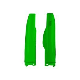 POLISPORT OSŁONY TELESKOPÓW / AMORTYZATORÓW KAWASAKI KX 125/250 '04-'08; KX 250F '04-'05 KOLOR ZIELONY POLISPORT