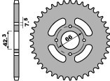 PBR ZĘBATKA TYLNA 505 34 F GARELLI 50 (ŁAŃC. 415)