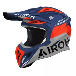 AIROH KASK CROSS / ENDURO / ATV / QUAD AVIATOR ACE 2 FURY CERULEAN GLOSS KOLOR NIEBIESKI/SZARY/POMARAŃCZOWY ROZMIAR L AIROH
